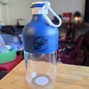 Jargo Blue Glass Water Bottle
